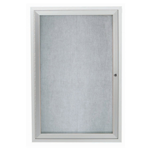 Aarco ODCC4836R Aluminum Bulletin Board 36"W X 48"H Enclosed