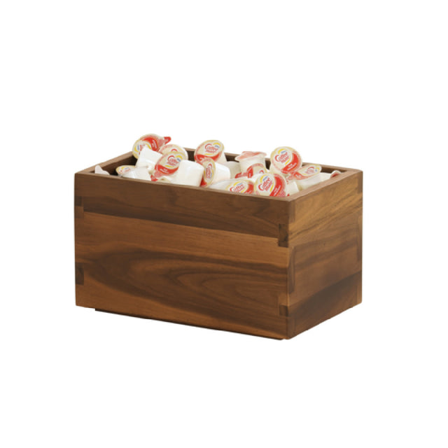 Cal Mil 23842-6-78 Sydney Box 6.5"W X 10"D X 6"H Walnut