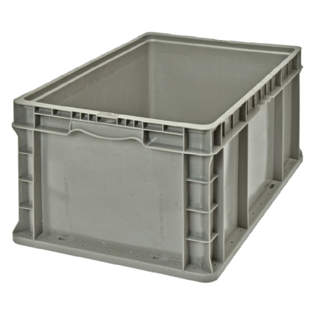 Quantum RSO2415-9 Stacker Straight Wall Container 24"L X 15"W X 9-1/2"H Up To 175 Lbs. Stack Capacity