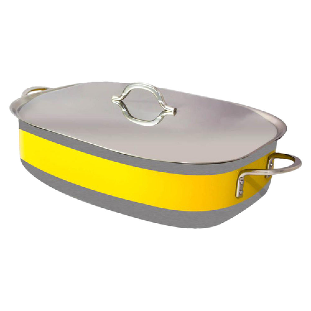 Bon Chef 60004CFCLDYELLOW Classic Country French Oven Dish 7 Qt. 15" X 11" X 4"