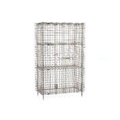 Metro SEC33S-2SE - Super Erecta® Security Unit, Stationary, Stainless Steel Finish