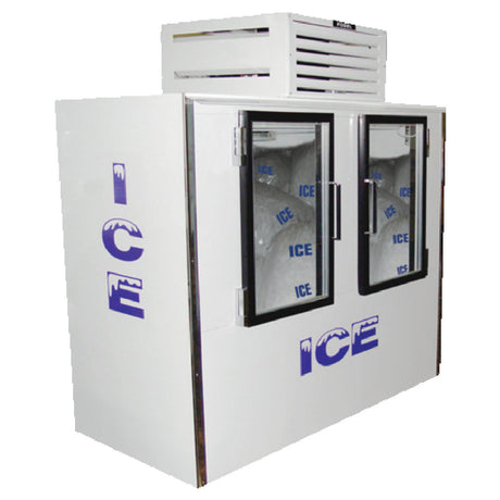 Howard-McCray ICB-2-GL Indoor Ice Merchandiser Bagged Ice 60 Cu. Ft. Capacity