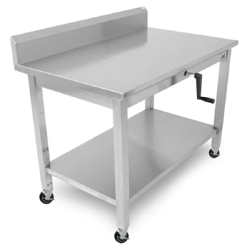 John Boos LT6R5-3072SSW-C ADA Work Table With Adjustable Height 72"W X 30"D