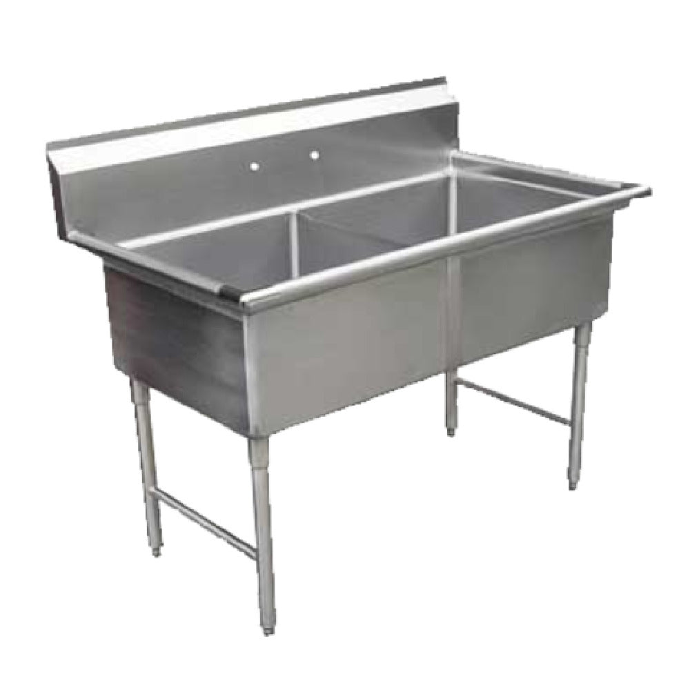 GSW USA SE18182N Sink Two Compartment 42-1/4"W X 24"D X 45"H