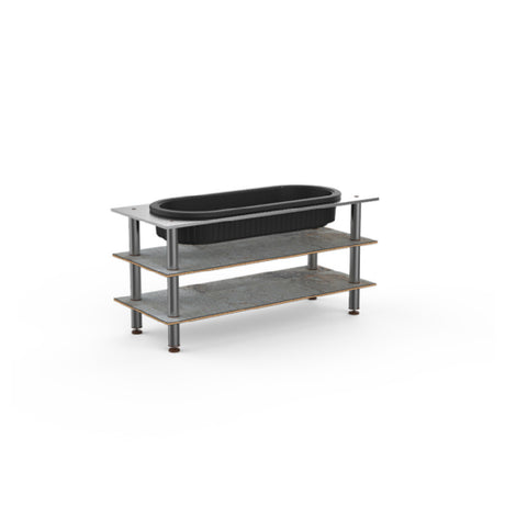 Steelite MGCMLE03GSXF Mogogo Buffet Solutions Modular Salad Bar Unit 3-tier 71" X 29-1/2" X 35"H