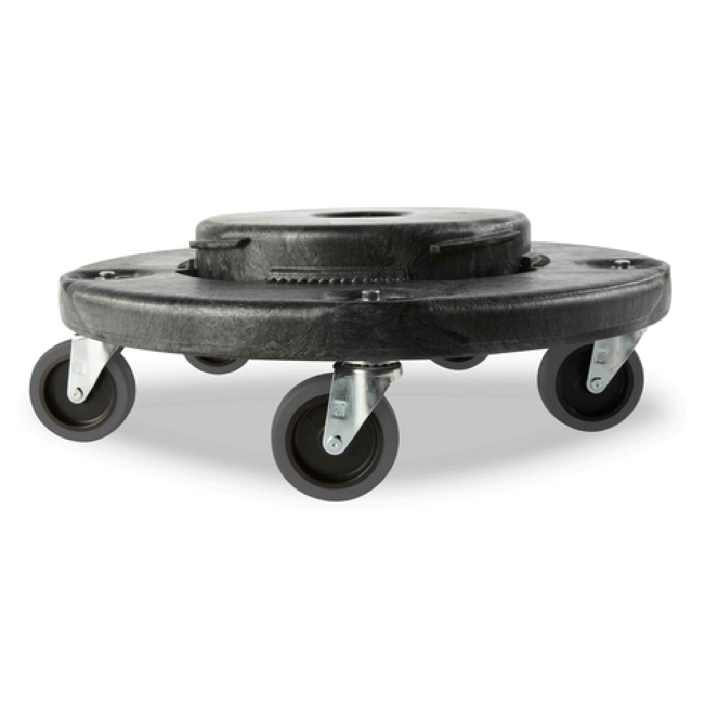 Rubbermaid FG264043BLA - BRUTE® Quiet Dolly, 18-1/4"D X 6-5/8"H, Non-marking Casters