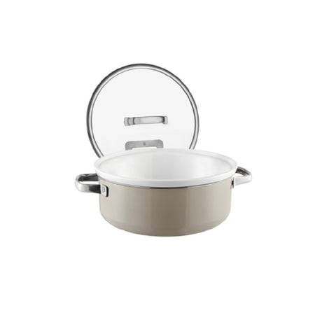 Bauscher Hepp 05.1758.5290 - Low Casserole, 11", Macadamia