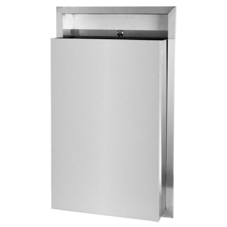 Alpine Industries ALP493 Waste Receptacle 17" W Recessed