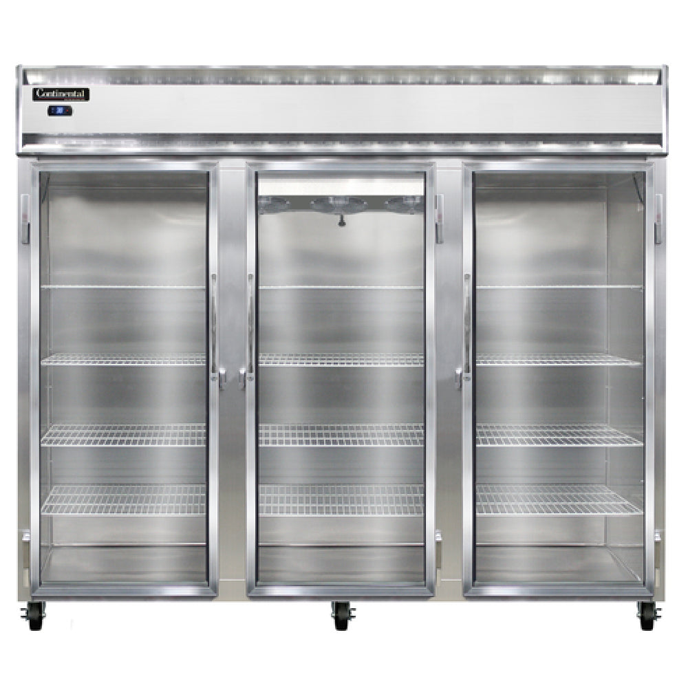 Continental Refrigerator 3RENSAGD Extra-Wide Refrigerator Reach-in 85-1/2"W