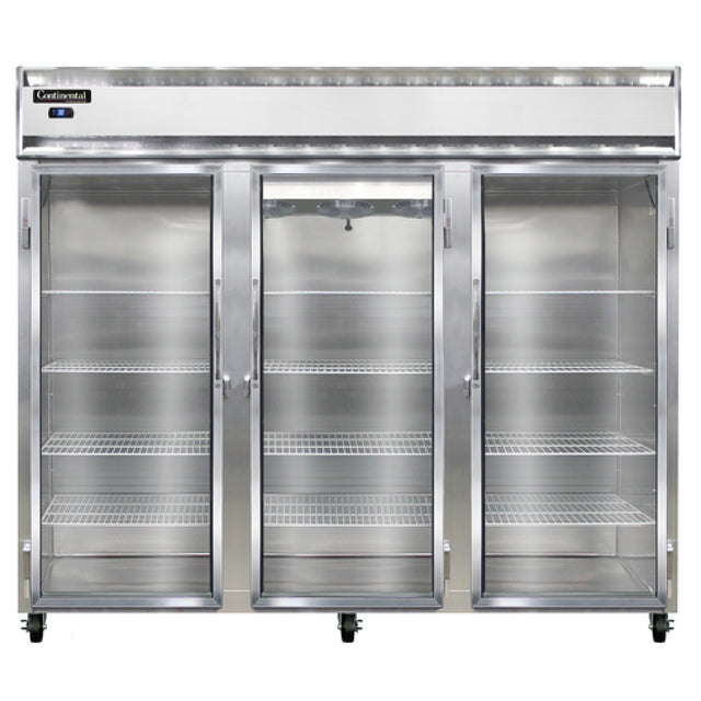 Continental Refrigerator 3RENSSGD Extra-Wide Refrigerator Reach-in 85-1/2"W