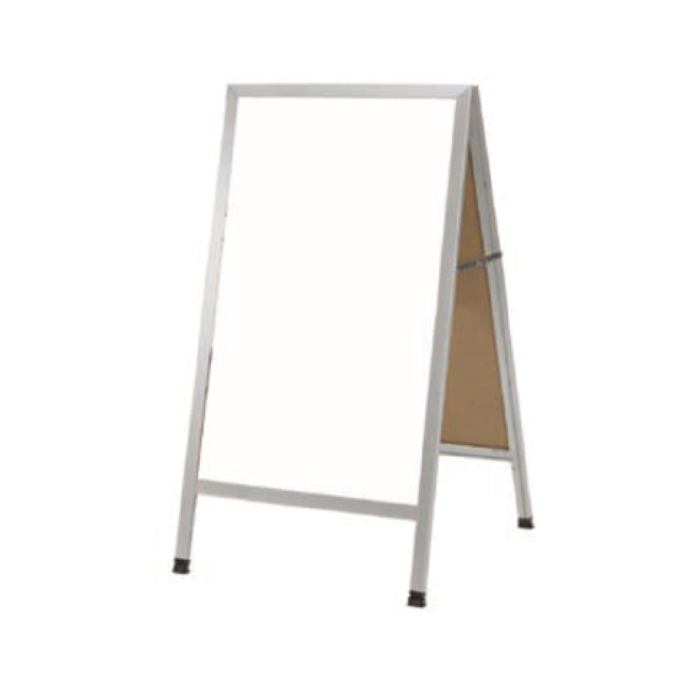 Aarco AA-5 Sidewalk Markerboard 24"W X 42"H White Melamine Board