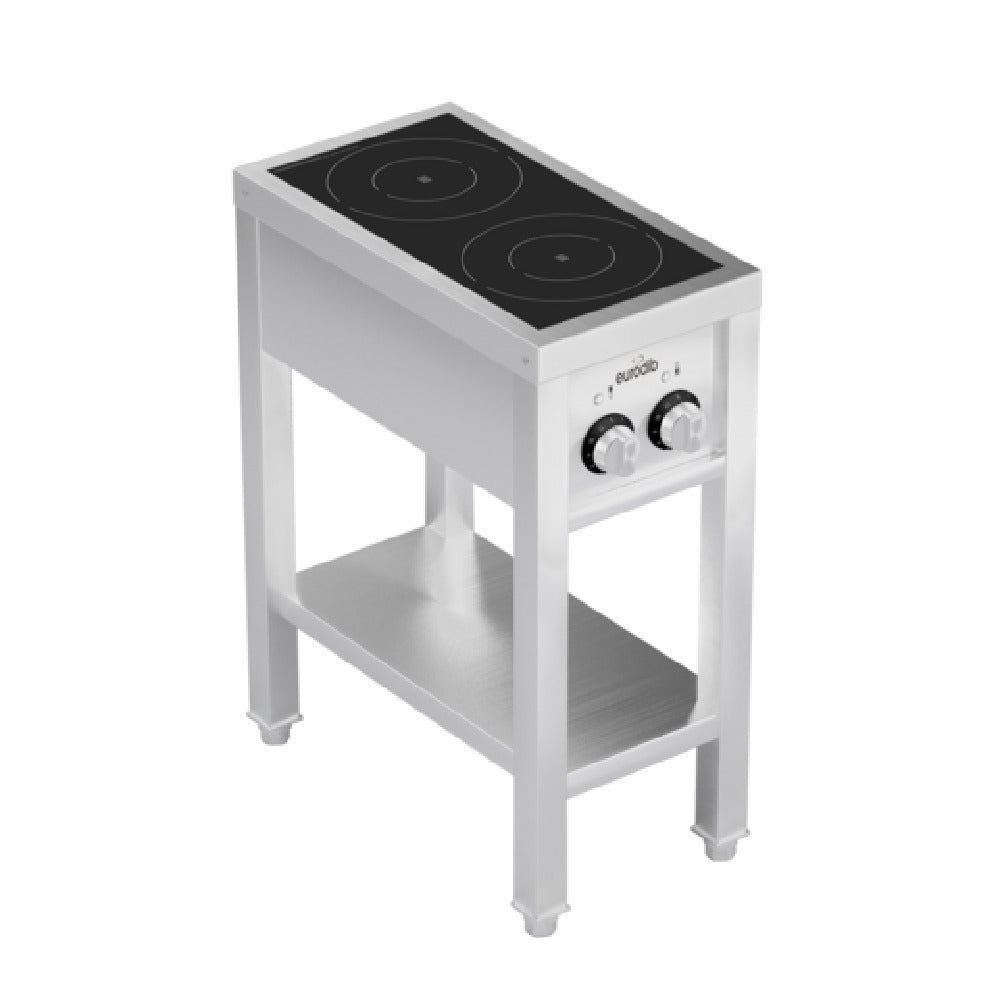 Eurodib FCIHD235OS3PH Commercial Freestanding Induction Cooktop 14" W X 25.8" D X 35.8" H