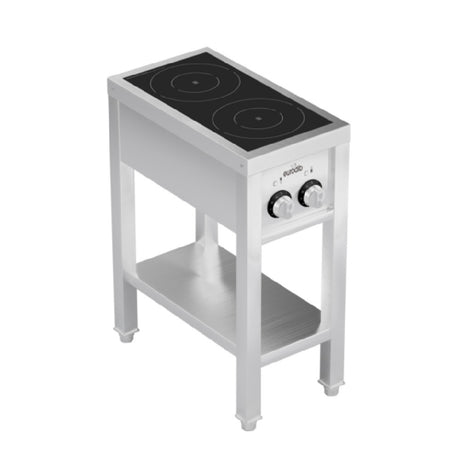 Eurodib FCIHD235OS3PH Commercial Freestanding Induction Cooktop 14" W X 25.8" D X 35.8" H