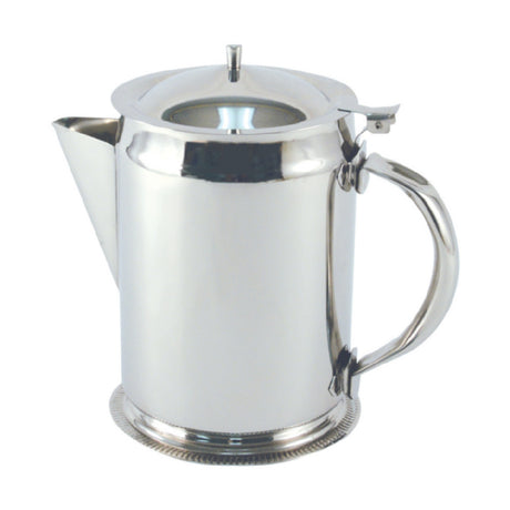 CAC China SWPT-64L Coffee Server/Pitcher 2 Qt. (64 Oz.) With Base And Hinged Lid