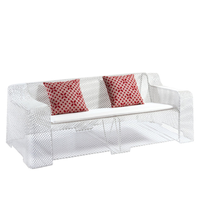 Emuamericas Llc E586 Ivy Lounge Sofa Outdoor/indoor Large Extended Steel Mesh