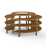 Steelite MGCMSB01BBXF - Round Market Station, 81.5" X 81.5" X 41.0", Modular