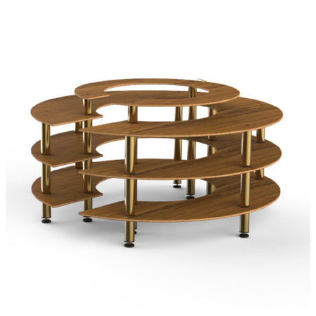 Steelite MGCMSB01BBXF - Round Market Station, 81.5" X 81.5" X 41.0", Modular