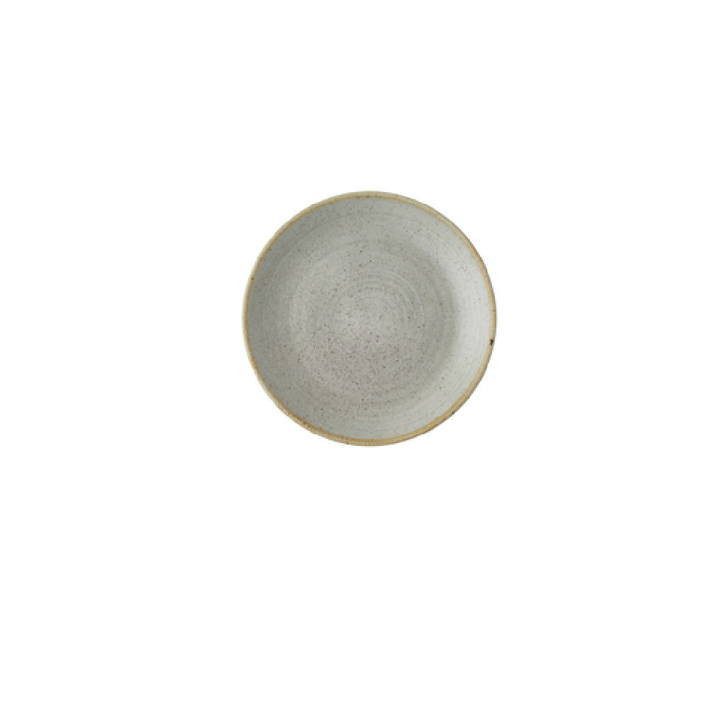 Churchill China SRGYEVP61 Coupe Plate 6.5" Dia. Raw Grey Evolve