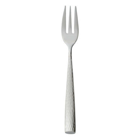 Libbey 931 029 (Formerly World Tableware) Cocktail Fork 6-1/8" Hammered Finish Handle