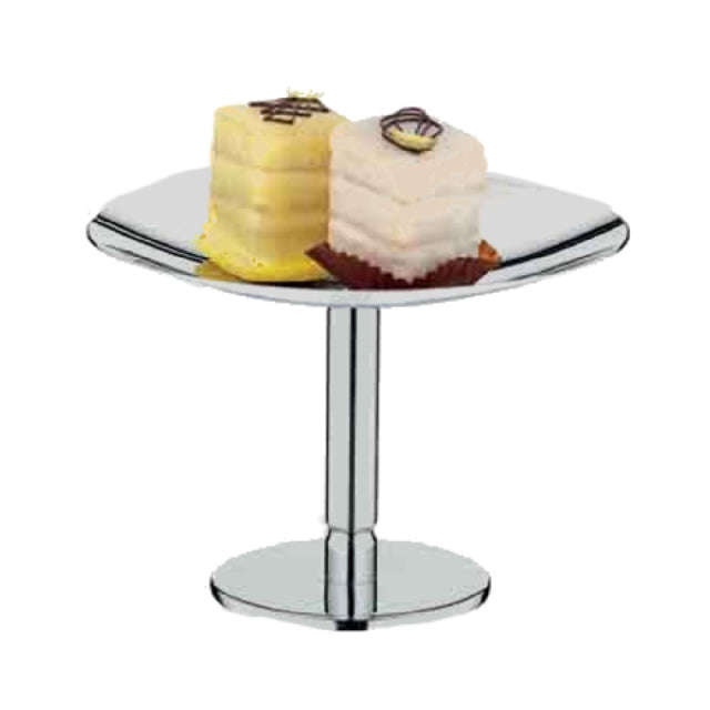 Bauscher Hepp 06.0475.6040 - Petit-Fours-Stand, 6" Dia. X 4"H", 18/10 Stainless Steel