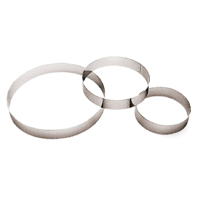 Paderno 47530-16 Pastry Ring Entremet 6-1/4" Dia. X 1-3/8"H