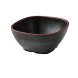 Yanco NA-505BK Nature Art Miso Soup Bowl 4-1/2"W X 4-1/2"D X 2"H 10 Oz