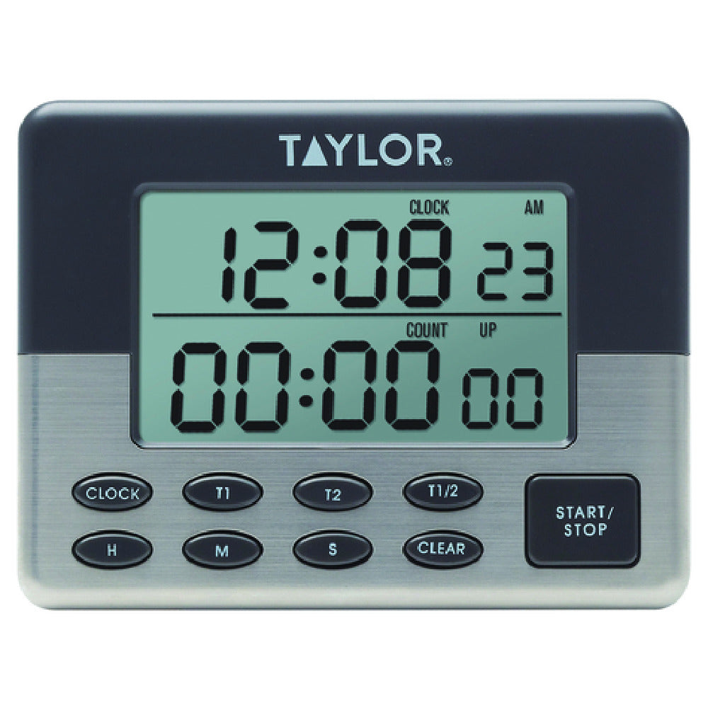 Taylor 5261500 Dual-Event Timer with Memory & Clock – KitchenRestock.com