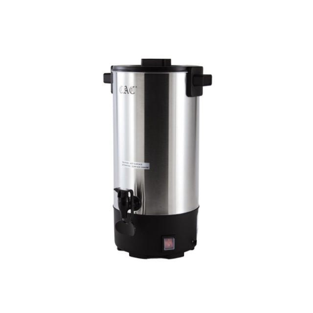 CAC China BVCM-30 Urn Coffee Maker 30 Cup/4.5L 7-1/2" Dia. X 14-3/8"H