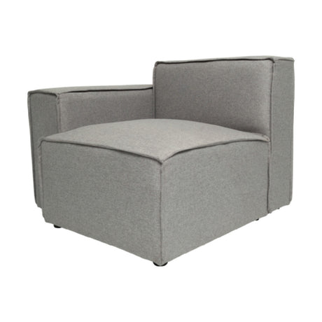 Flash Furniture IS-IT2231-LC-GRY-GG Bridgetown Luxury Modular Sectional Sofa Left Side With Arm Rest Only