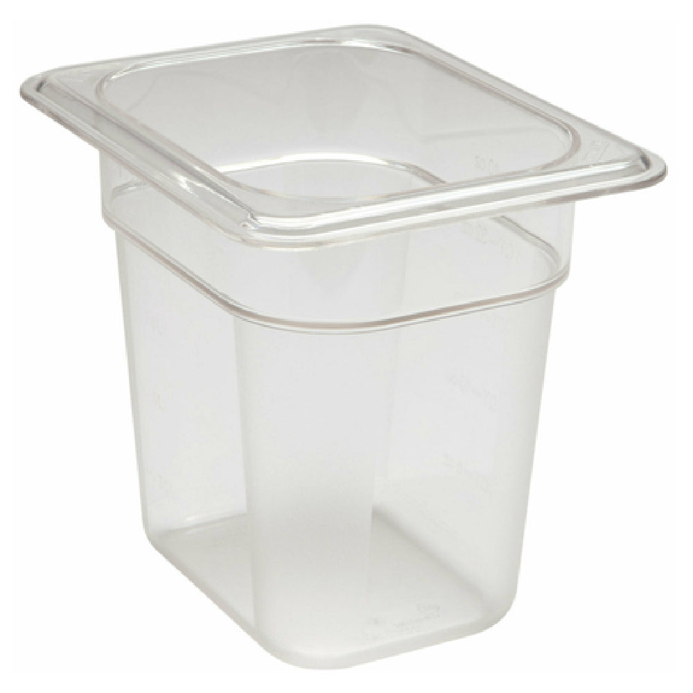 Cambro 86CW135 Camwear® Food Pan 1.5 Qt. Capacity 6" Deep