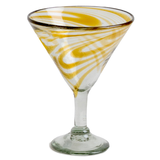 Orion Trading & Design G266-AS Swirl Classic Margarita Glass 15 Oz. 5-1/2" Dia. X 7"H