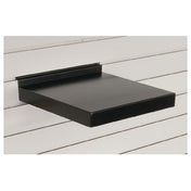 Hubert 74089 - Slatwall Shelf, 12"W X 12"D X 1-1/2"H, Metal