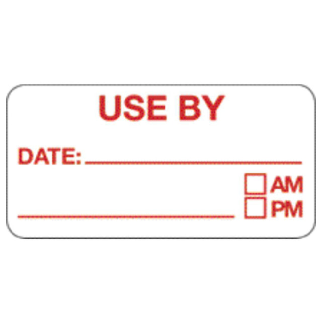 Hubert 19236 - Food Rotation Label, "Use By", 2" X 1"H