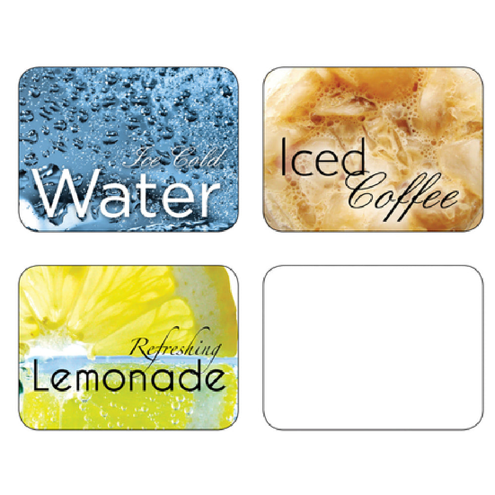 Service Ideas ITVARLABEL Labels (1) Water (1) Iced Coffee