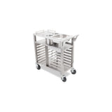 John Boos TYC-1530-X Teppankayi Cart 14.5"W X 30"L X 32"H (14) Half Size Steam Table Pan Capacity