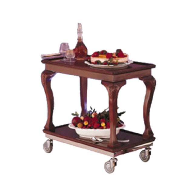 Bon Chef 50030 Guerridon Neo Trolley 37-1/2" X 19-1/2" X 31" H Mahogany Finish