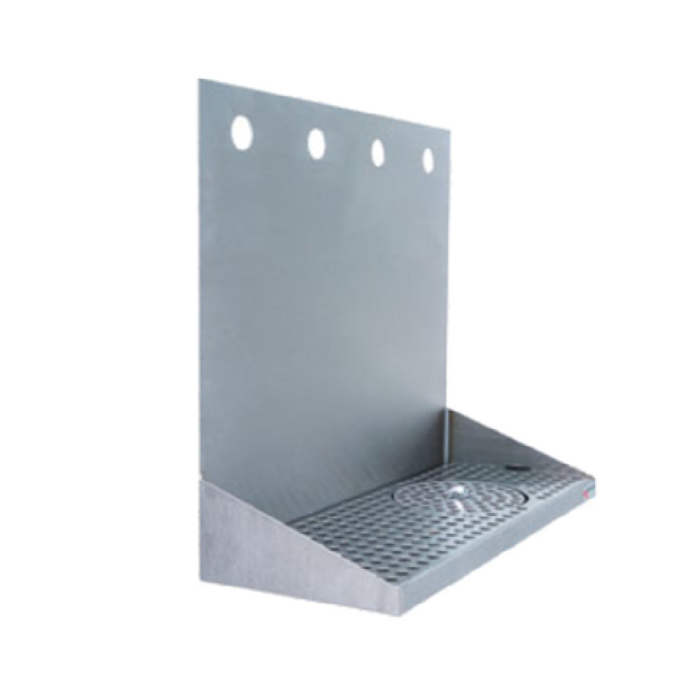 Micro Matic DP-322LD-4GR Drip Tray Trough Wall Mount 16"W X 6-3/8"D X 14"H