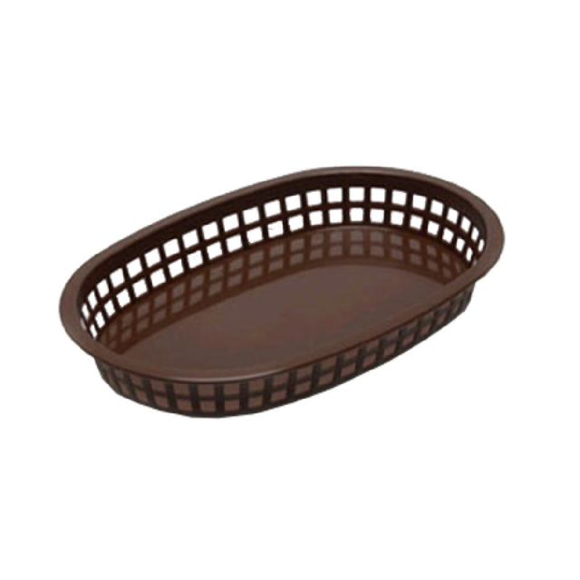 Tablecraft 1076BR Chicago Platter Basket 10-1/2" X 7-1/4" X 1-1/2" Oval