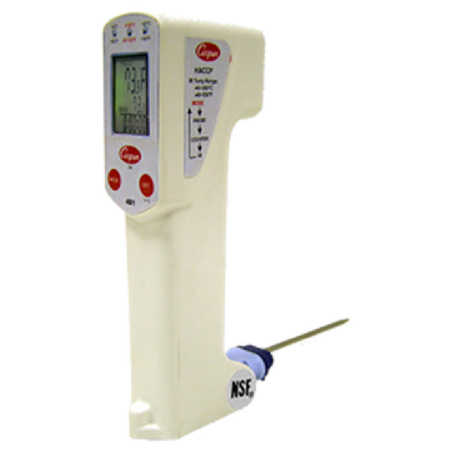 Cooper Atkins 481-0-8 Dual Temp 2™ Infrared & Probe Thermometer Timer IR Thermometer: -40° To 536°F (-40° To 280°C)