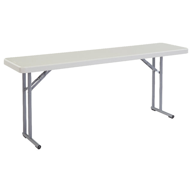 National Public Seating BT1872 NPS® Heavy Duty Seminar Folding Table 18" X 72"