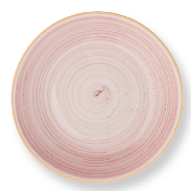 Bon Chef 2060027P-R Tavola Deep Coupe Plate 8" Dia. X 1.625"H Alumina Vitrified