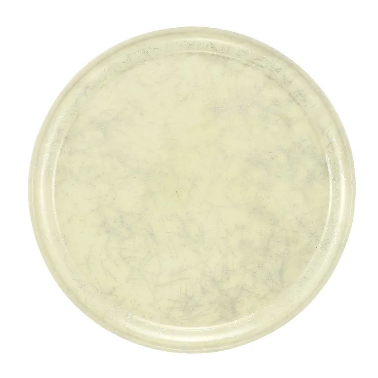 Cambro 1100531 Serving Camtray® Round 11" Dia. Galaxy Antique Parchment Silver