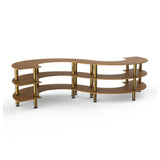 Steelite MGCMSB03BBXF - Small S Buffet Station, 141.0" X 76.0" X 35.0", Modular