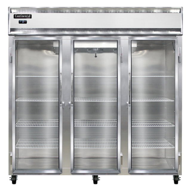 Continental Refrigerator 3FNSAGD Freezer Display Three-section