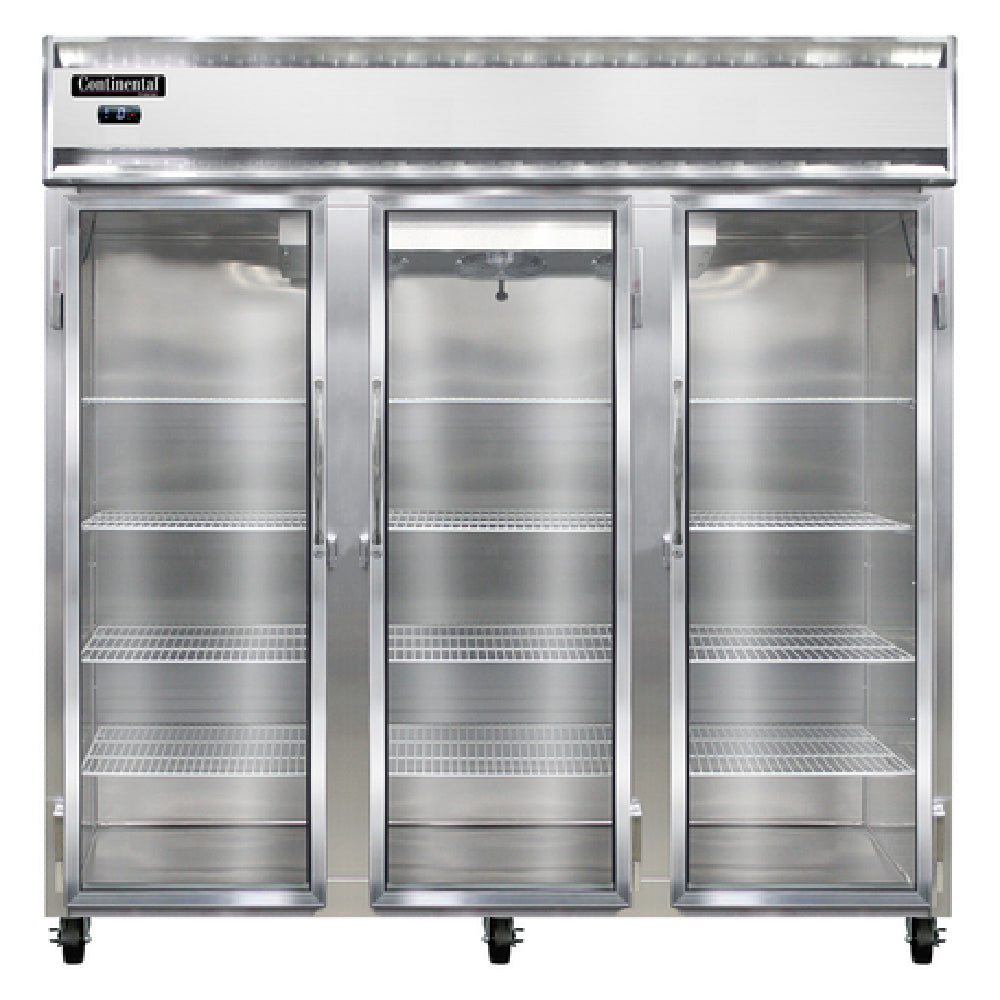 Continental Refrigerator 3FNSSGD Freezer Display Three-section