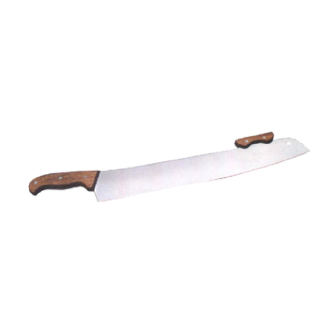 American Metalcraft PWK19 Pizza Knife 18" Blade Stainless Steel Blade With Wood Handle (hand Wash Only)