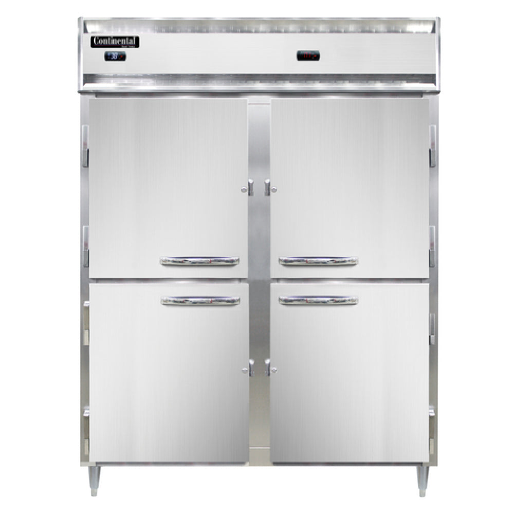 Continental Refrigerator DL2RWE-HD Designer Line Refrigerator/Heated Cabinet Reach-in