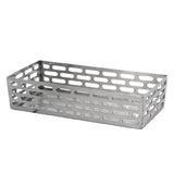 Service Ideas SB-76 Service Ideas Mod18 Bread Basket 9"W X 5"D X 3"H Brushed Stainless