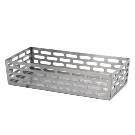Service Ideas SB-76 Service Ideas Mod18 Bread Basket 9"W X 5"D X 3"H Brushed Stainless