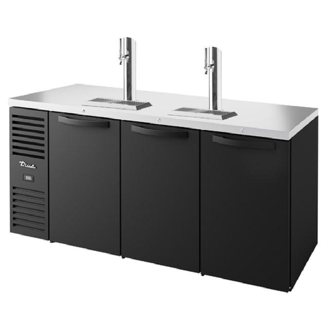 True Refrigeration TDR72-RISZ1-L-B-SSS-1 Refrigerated Draft Bar Cooler Three-section